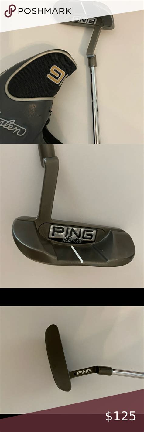 Ping Karsten Anser B60 Putter w/head cover Putter, Head Covering, Golf Clubs, Headed, Great ...