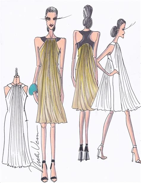 PROJECT RUNWAY.....Project Runway for Lord & Taylor: My Dress, Fashion Sketch | Fashion sketches ...