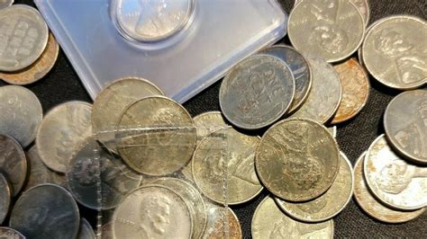 Collection of steel Lincoln pennies including two extremely rare ones ...