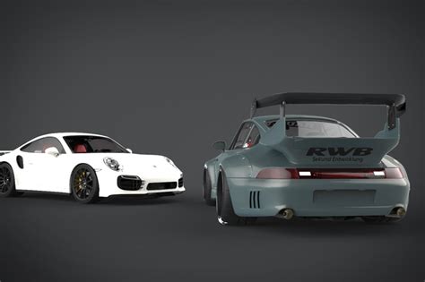 Rauh Welt Begriff 911 GT2 with Porsche 911 (991) - - 3D CAD model - GrabCAD