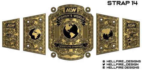 AEW Women's World Championship V3 Render (credit to u/HexHellfire for ...