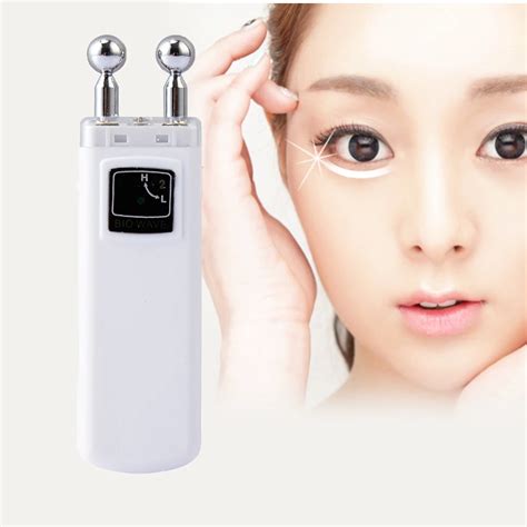 Portable Microcurrent Eye Massager Under eye Bags Crow's feet Wrinkle Removal Skin Lift Eye Care ...