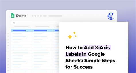 Add X Axis Labels in Google Sheets: Quick and Easy Guide