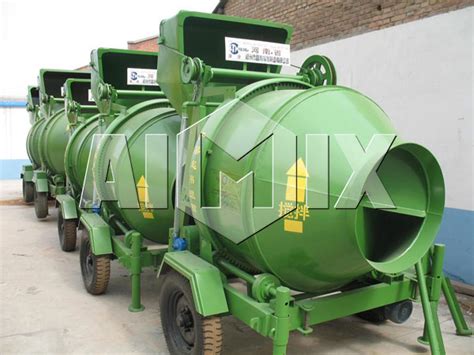 Low Investment and Portable Movement of Large Portable Concrete Mixer