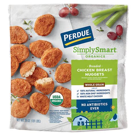 PERDUE® SIMPLY SMART® ORGANICS Whole Grain Chicken Breast Nuggets ...