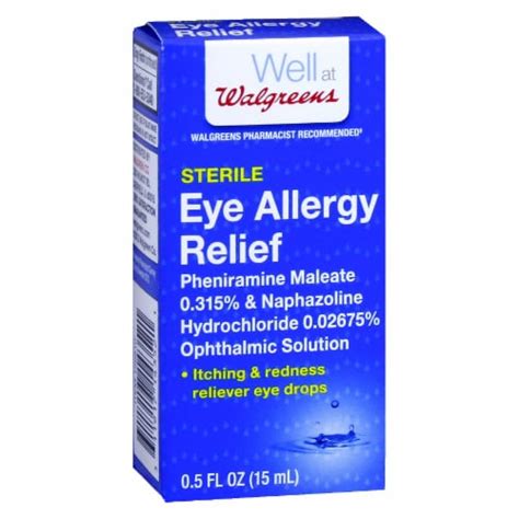 Walgreens Allergy Relief Eye Drops, .5 fl oz - Kroger