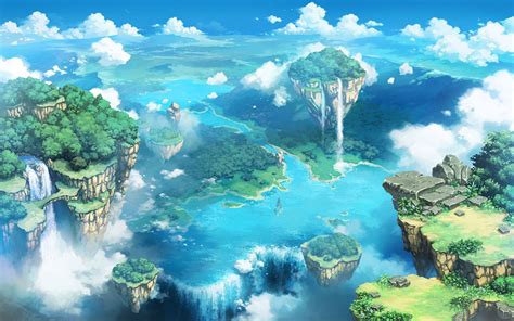Anime Landscape Wallpaper HD | PixelsTalk.Net