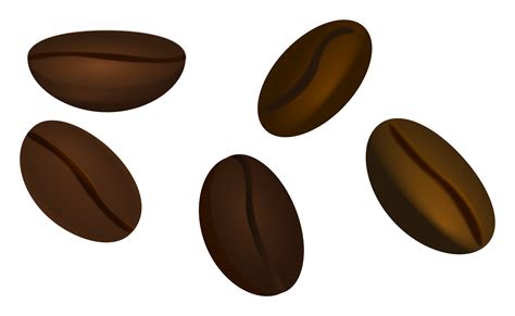 Clipart - coffee beans