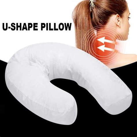 U-Shaped Side Sleeper Body Pillow with Contoured Support to Help ...