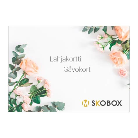 Lahjakortti (verkkokauppa) - Skobox.fi verkkokauppa