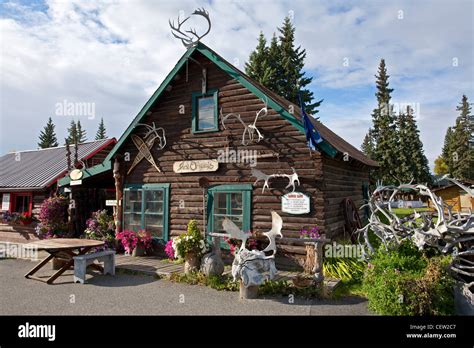 Ranger cabin. Pioneer Park. Fairbanks. Alaska. USA Stock Photo: 43576631 - Alamy