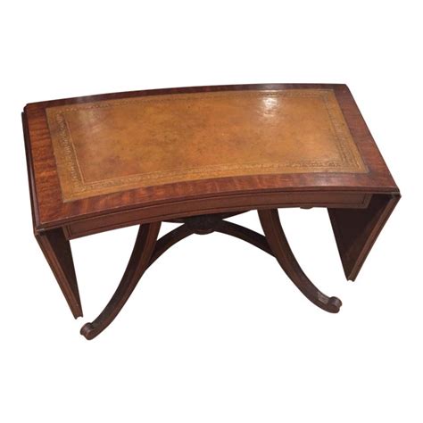 Antique Drop Leaf Coffee Table | Chairish