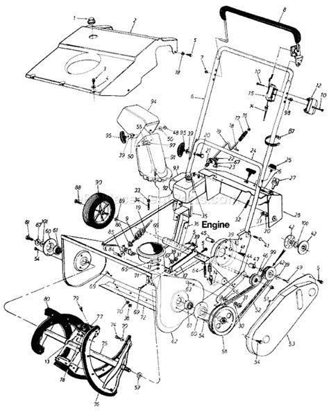 MTD Snowblower Parts | 310-181-000 | eReplacementParts.com