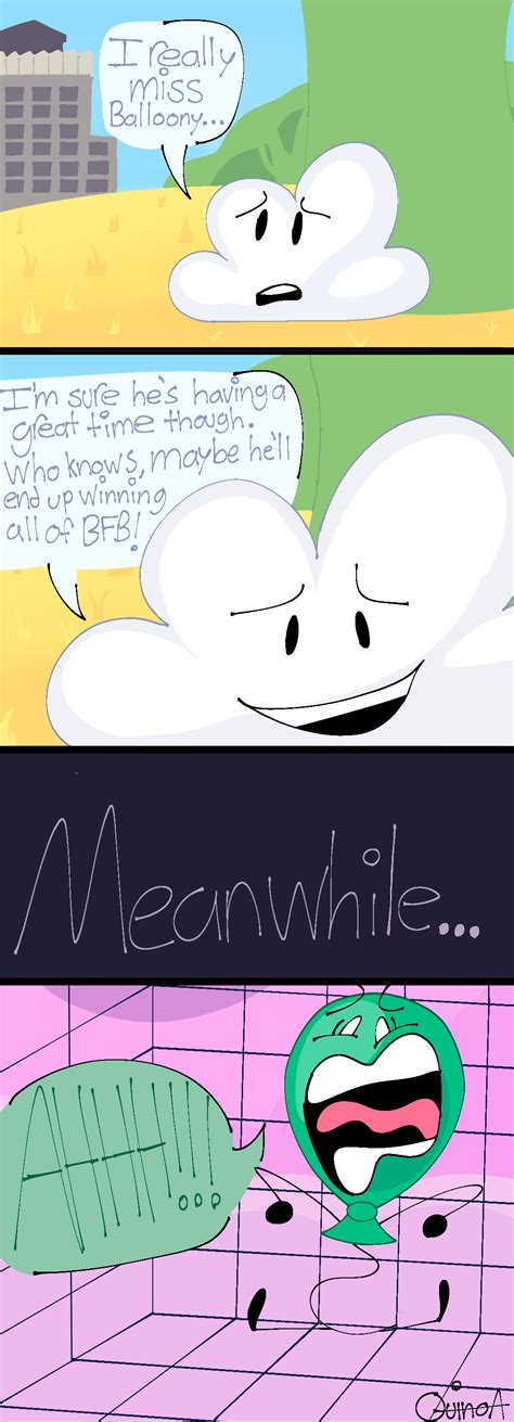 Bfb month day 3: Balloony and Cloudy by QuinoaHyphen on Newgrounds