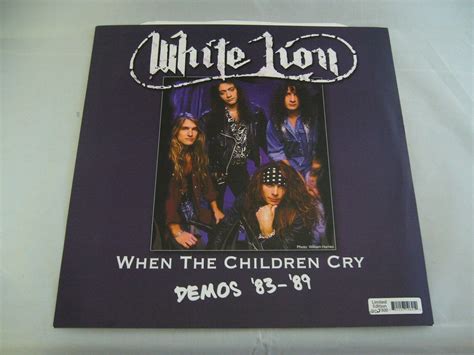 popsike.com - Rare WHITE LION When The Children Cry Demos '83-'89 White Vinyl LP - Unplayed ...