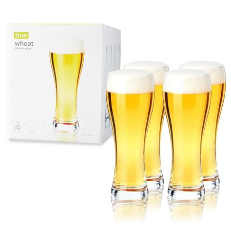 True Wheat Beer Glasses, Pilsner Beer Glass, Craft Brew Lovers ...