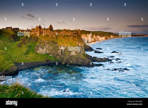 Dunluce castle antrim coast co hi-res stock photography and images - Alamy