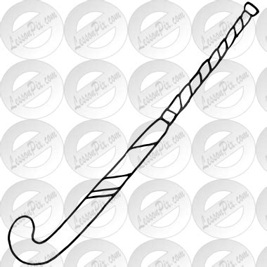 Field Hockey Stick Outline for Classroom / Therapy Use - Great Field ...