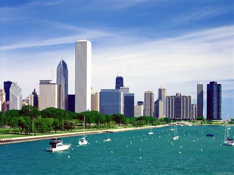 Lake Michigan Chicago Skyline - Wallpaper, High Definition, High ...