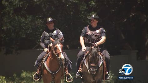 Anaheim testing full-time mounted police unit through pilot program : r ...