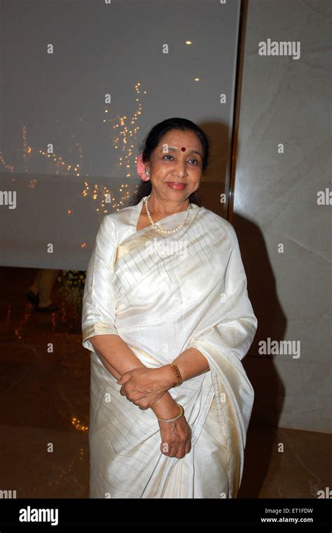 Asha Bhosle, Indian playback singer, India Stock Photo - Alamy