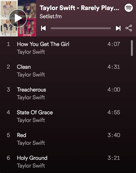 Setlist Playlist: Songs Taylor Swift Performs On Her Reputation Stadium Tour | setlist.fm