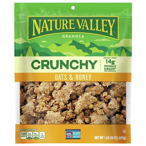 Nature Valley Oats 'N Honey Granola Crunch - Shop Cereal at H-E-B