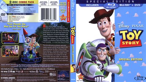 Toy Story Blu-Ray DVD Cover (1995)