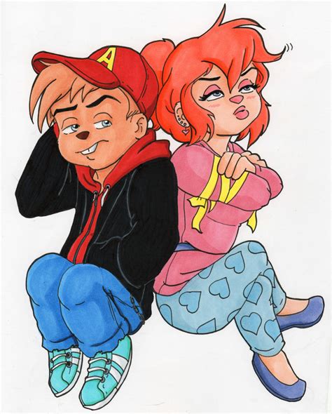 Alvin and Brittany by Jaymzeecat on DeviantArt