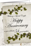 54th Wedding Anniversary Cards from Greeting Card Universe