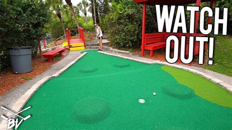 WATCH OUT For These New Obstacles at this Mini Golf Course! - YouTube