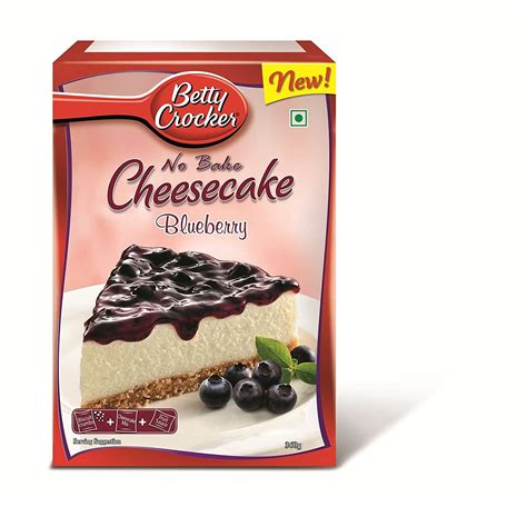 Betty Crocker No Bake Cheese Cake, Blueberry, 360g : Amazon.in: Grocery ...