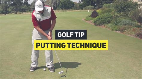 Simple Putting Technique || Golf Tip - YouTube