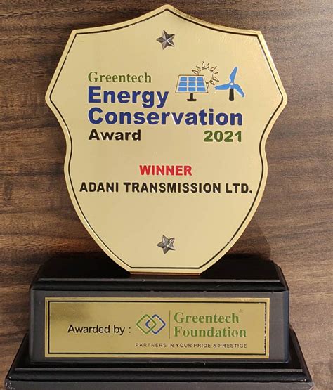 Adani Transmission wins ‘Greentech Energy Conservation Award 2021’ - Business Gujarat News