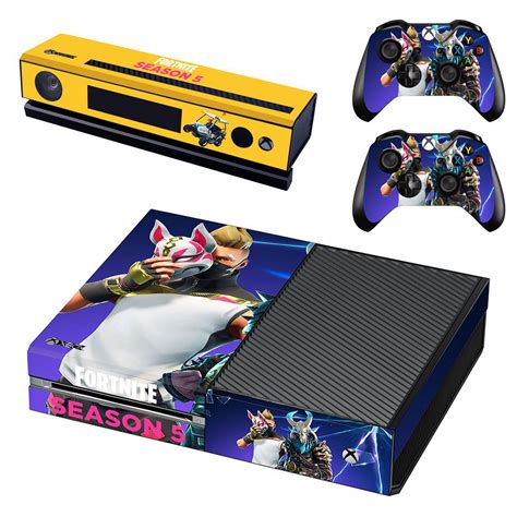 Fortnite decal skin sticker for Xbox One console and controllers