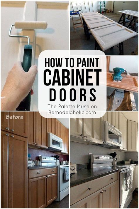 How to Paint Cabinet Doors - the right way, so you only have to do it once | Painting cabinets ...