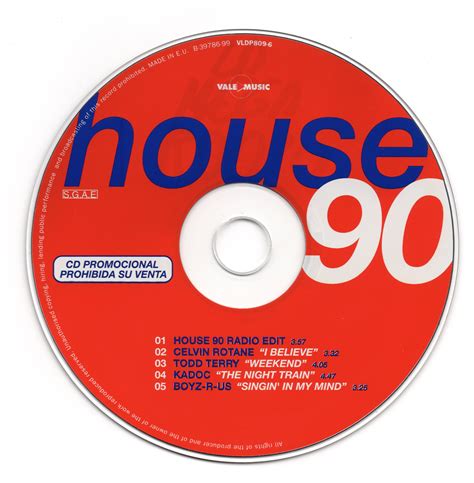 House 90 La Mejor Música House De Los 90's 1999 (CD Single) : Vale ...