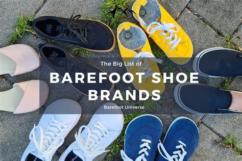 LIST OF BAREFOOT SHOE BRANDS - Barefoot Universe