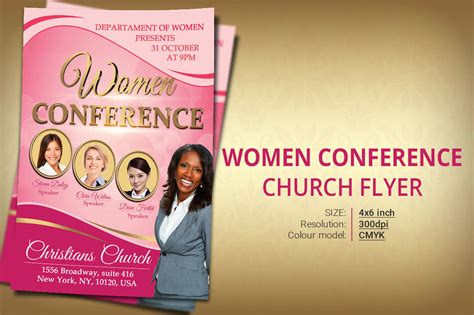 Church Women Conference Flyer By artolus | TheHungryJPEG