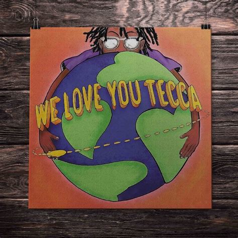 Lil Tecca We Love You Tecca album cover CANVAS Poster Wall | Etsy