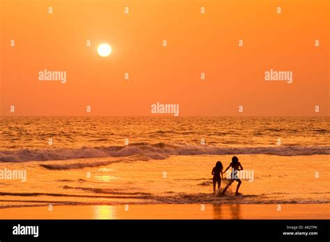 Varkala beach India Kerala Stock Photo - Alamy