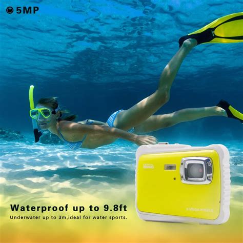 Underwater Waterproof Camera Newest Christmas Gift Best Mini Camera for kids Outdoor Sports ...