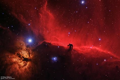 The Horsehead nebula is one of the most iconic structures in space. Here is an image I took of ...