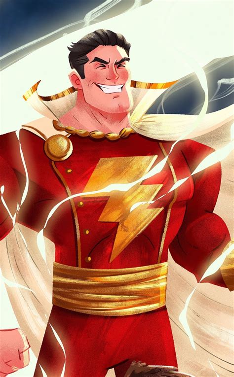 Shazam!, superhero, lightning, art, 950x1534 wallpaper Captain Marvel ...