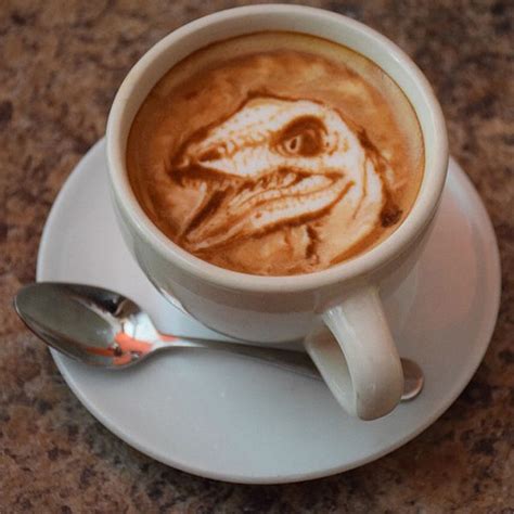 COFFEE LOVE: Unbelievable portraits drawn in latte foam | abc13.com