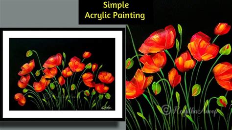 View Step By Step Acrylic Painting Flowers PNG - Paint