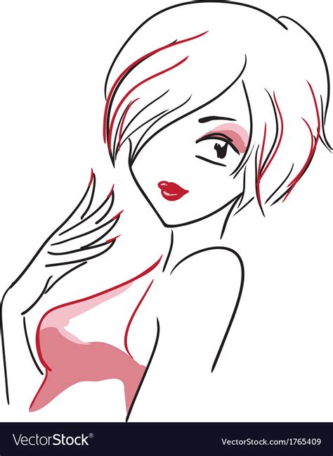 Fashion woman Royalty Free Vector Image - VectorStock