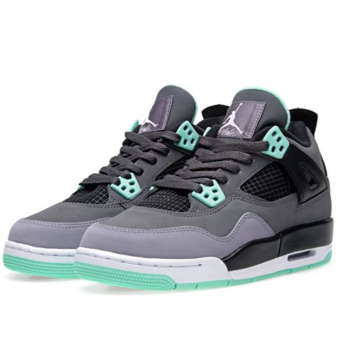 Nike Air Jordan IV Retro 'Green Glow' (GS) (Dark Grey & Green Glow)