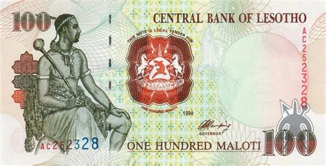 Banknote Index - Lesotho