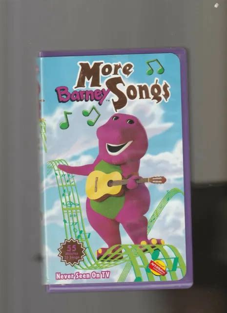 BARNEY: MORE BARNEY Songs (VHS, 1999) $3.76 - PicClick CA